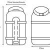 Restrap Fork Bag Size Guide 800x