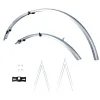 Oxford 700c27 Std Narrow 31mm Mudguards Silver2