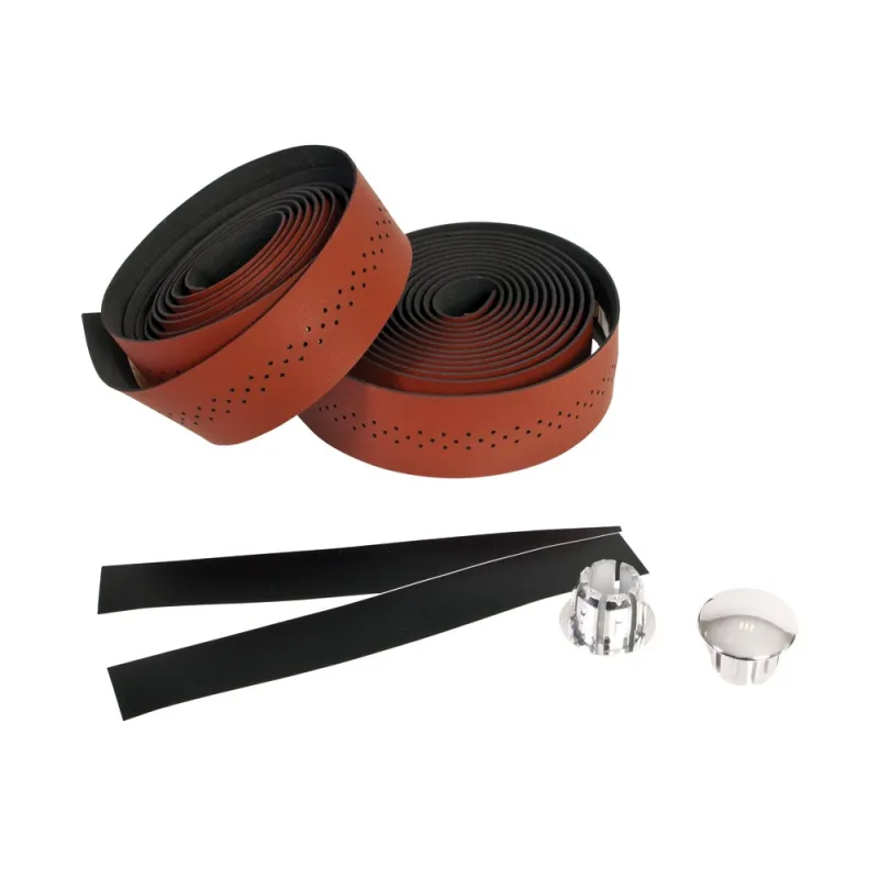 Genetic Brown Faux Leather Bar Tape