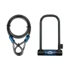 Squire Locks Matterhorn 230/10C D-Lock with Security Cable Pack